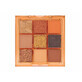 Palette 9 Eye Blushes, W7, Sweet Brown Sugar, Vegan