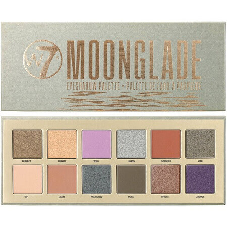 Lidschattenpalette 12 Lidschattenpalette, W7, Moonglade, Vegan, 20,4 g