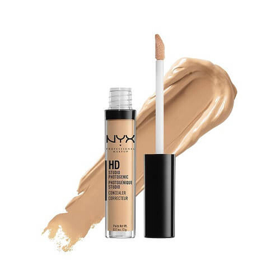 Flüssiger Concealer, NYX Professional Makeup, HD Studio Photogenic Concealer, 4.5 Sand Beige, 3 g