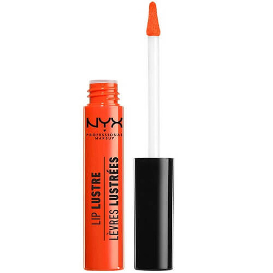 Lip Lustre Glossy Glänzende Lippenfarbe, NYX Professional Makeup, 08 Saftiger Pfirsich, 8 ml