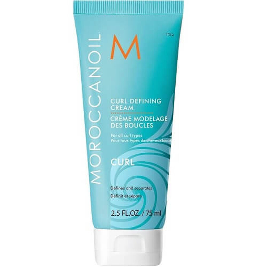 Crema de par modelatoare pentru bucle, Moroccanoil, Curl, par ondulat, 75 ml