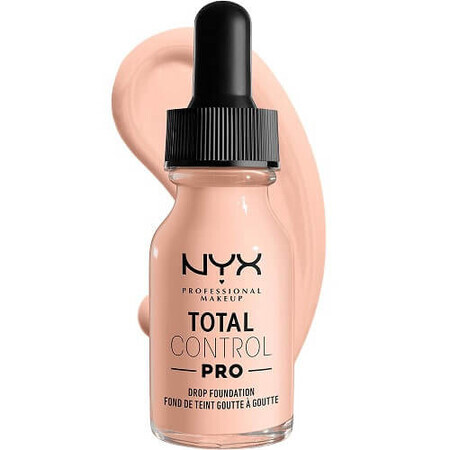 Foundation, NYX, Total Control PRO Drop, 1.3 Helles Porzellan, 13 ml