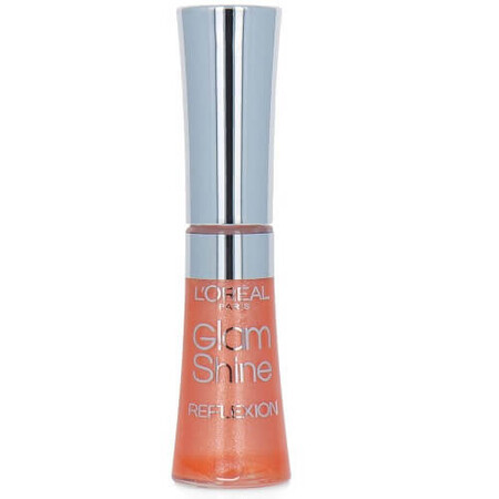 Glam Shimmer Lip Gloss, Loreal, Glam Shine Reflexion, 175 Sheer Papaya, 6 ml