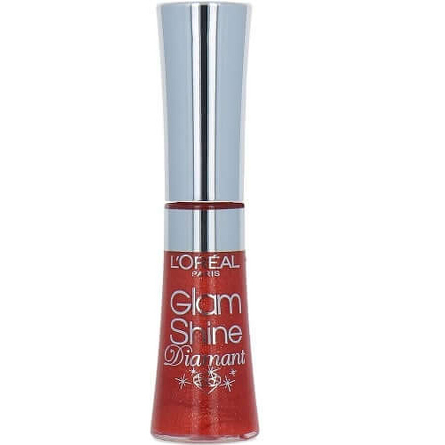 Glam Shimmer Lip Gloss, Loreal, Glam Shine Diamant, 163 Blush Carat, 6 ml