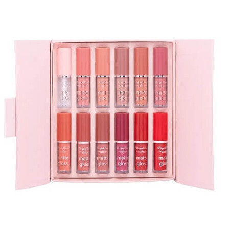 12er-Set Flüssigmatte Lippenstifte, Ranee, 12 x 2 ml