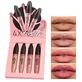 Set 4 flüssige Lippenstifte, Handaiyan, matt, 4 x 2,5 ml, A