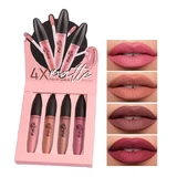 Set de 4 barras de labios líquidas, Handaiyan, mate, 4 x 2,5 ml, B
