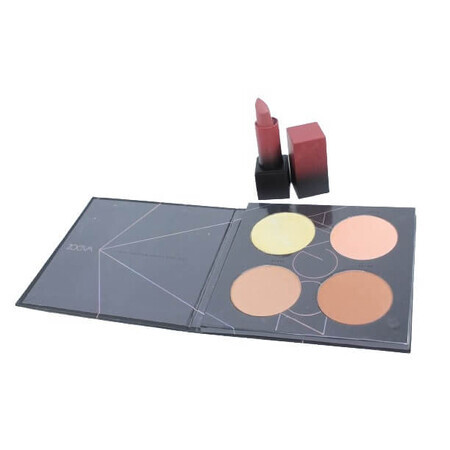 Kleine Fehler Make-up-Set, 4 Zoeva Highlighter und Huda Lippenstift