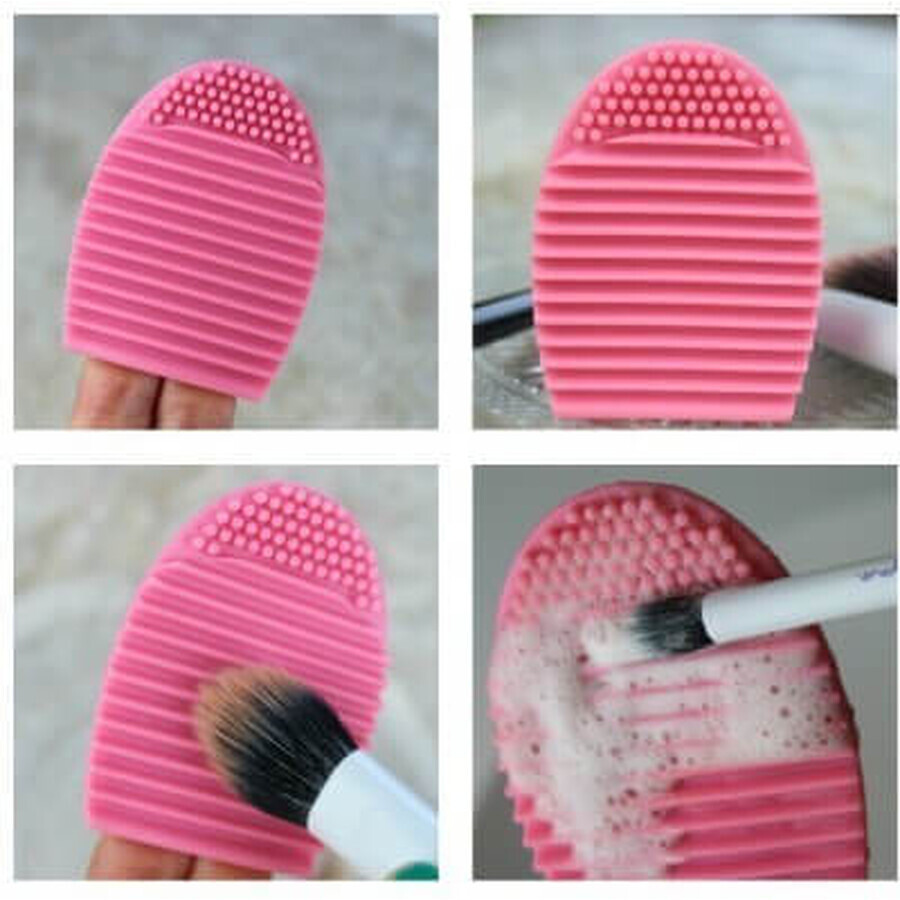 Brush Egg - Silikonzubehör für die Reinigung von Make-up-Pinseln