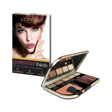 Paleta machiaj cadou Loreal Glamorous Palette Fard/Ruj/Blush