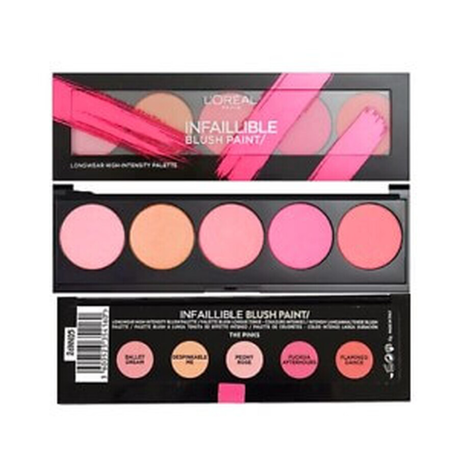 Loreal Paris Infaillible Blush Erröten Farbe Pinks Make-up erröten Kit