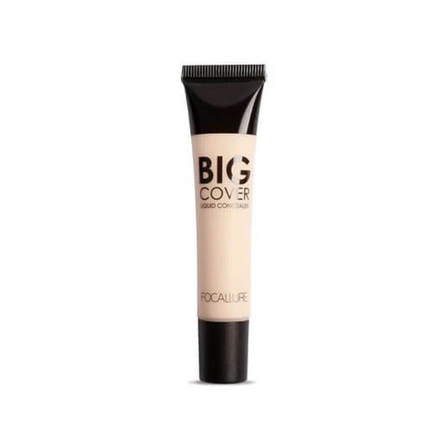 Corector lichid Focallure Big Cover Concealer 01 Warm Ivory