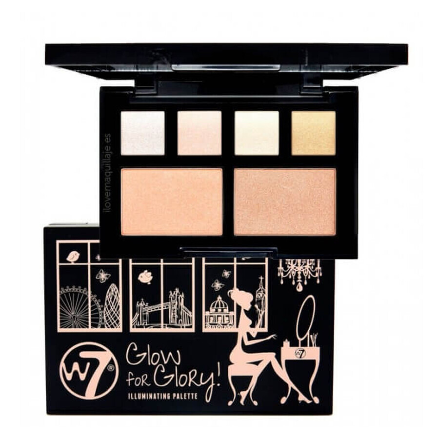 Glow For Glory W7 Glow For Glory leuchtende Puderpalette