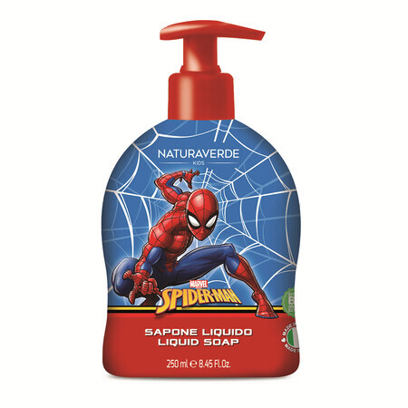 Flüssigseife mit Haferflocken Spiderman, 250 ml, Naturaverde