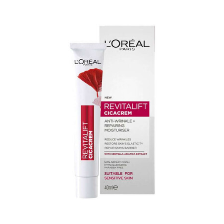 Regenerierende Anti-Falten-Gesichtscreme Loreal Revitalift Cicacrem, 40 ml