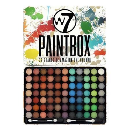 Paleta farduri de ochi W7 Paintbox 77 culori