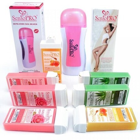 Professionelle Haarentfernung Kit Senso pro + GIFT FREE Reserve Waxing Wachs schmalen Applikator