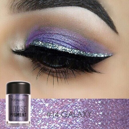 Pigment fard de ochi Focallure Eyes Loose Pigment 14 Galaxy