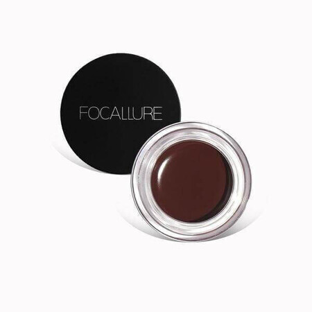 Gel sprancene Brows Cream Focallure 03 Dark Brown, Pensula inclusa