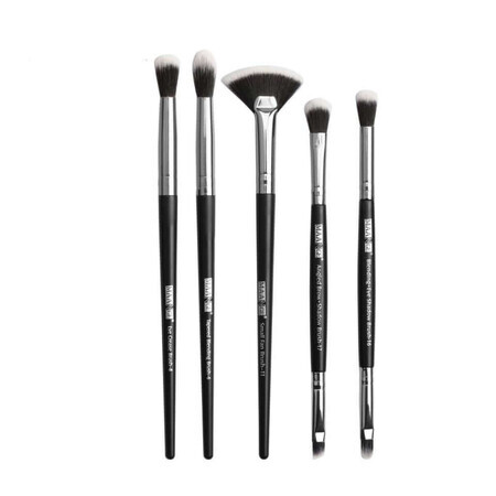 Makeup-Pinselset, Makeup, 5 Pinsel, Schwarz