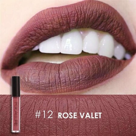 Focallure 12 Rose Valet Matte Liquid Lipstick