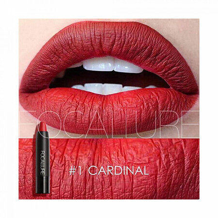 Focallure Lip Crayon 01 Cardinal Matte Lip Lipstick Focallure Lip Crayon 01 Cardinal