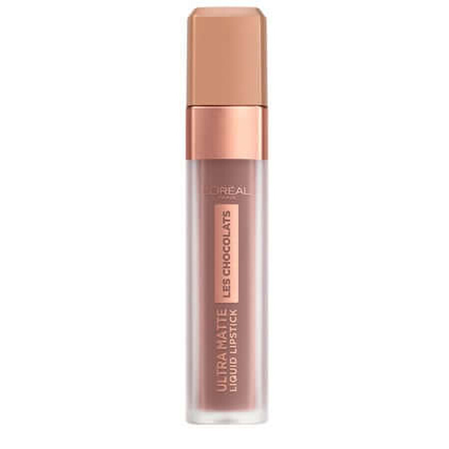 Ruj de buze rezistent, Loreal Ultra Matte Les Chocolats 854 Bitter Sweet