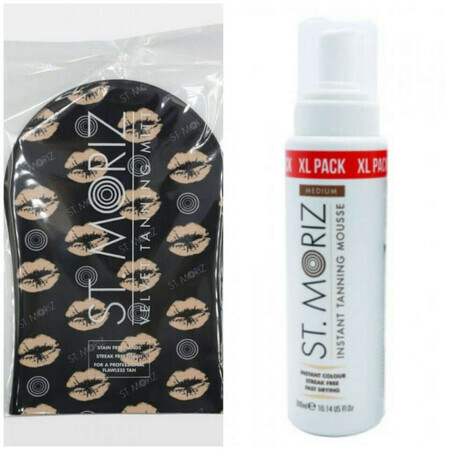 St Moriz Professionelles Selbstbräuner-Set St Moriz XL Medium Foam + Anwendungshandschuh