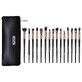 Set von 15 Make-up-Pinsel Senso Pro Milano Schwarz Rose Gold + Tasche