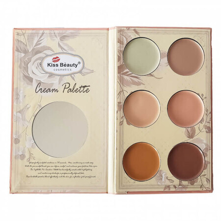 Paleta corectoare Kiss Beauty Highlight Contour Palette #2