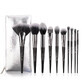 Set mit 10 Focallure Make-up-Pinseln, inklusive Tasche