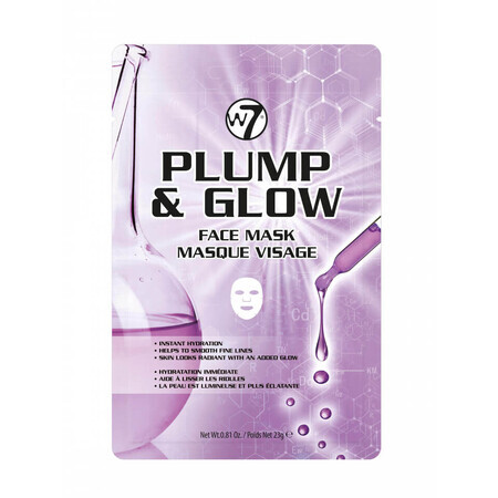 Gesichtsmaske W7 Plump &amp; Glow Masque Visage