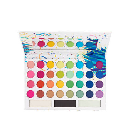 Kiss Crown Lidschattenpalette, Take Me Back To Brazil, 35 Farben