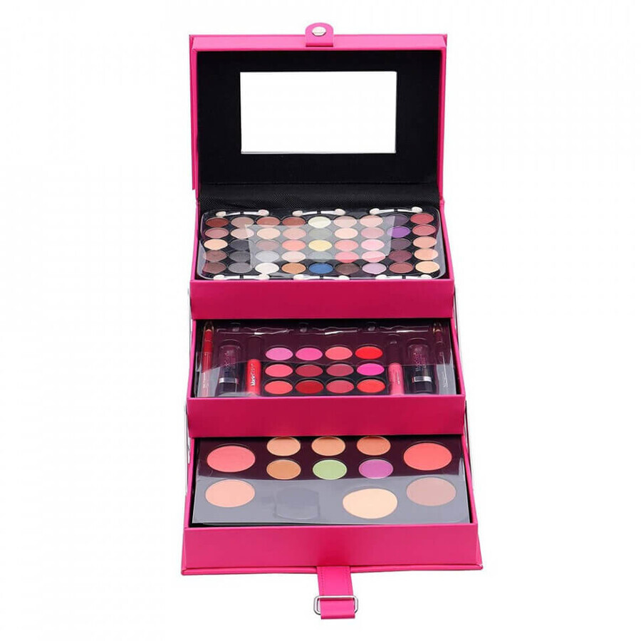 Magic Color Make up Schminkset, 85 Farben, Rosa, inklusive Tasche