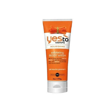 Gel de Dus Exfoliant Yes To Carrots Nourishing, 170g