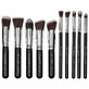 Set mit 10 Make-up-Pinseln, SensoPRO, Schwarz, inklusive Etui