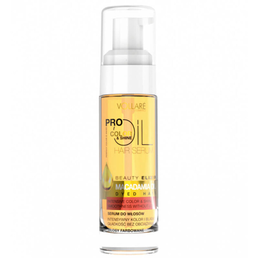 Vollare Pro Colour &amp; Shine Haaröl, Macadamiaöl, 30 ml