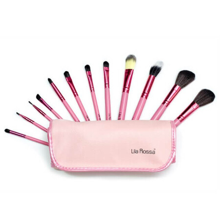 12er-Set Make-up-Pinsel Lila Rossa, Rosa