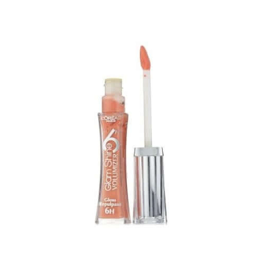 Luciu de buze / gloss buze Loreal Glam Shine, Nuanta 404 Everlasting Melon