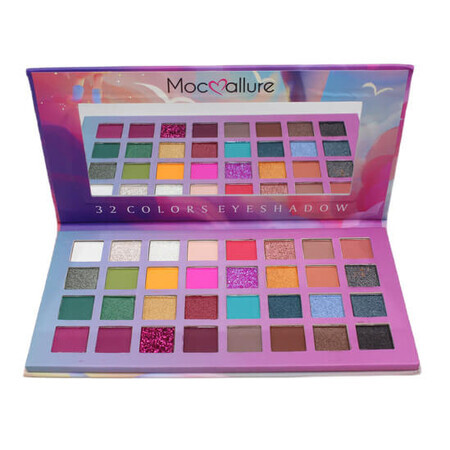 Mocallure Mysterious Kiss Lidschatten-Palette Make-up-Set, 32 Farben