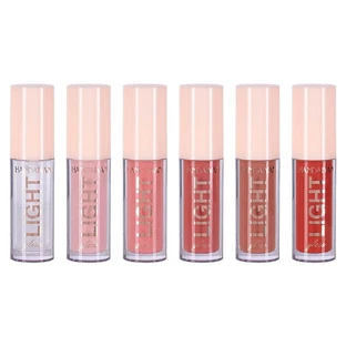 Set van 6 Handaiyan vloeibare lippenstiften, Lichte glans