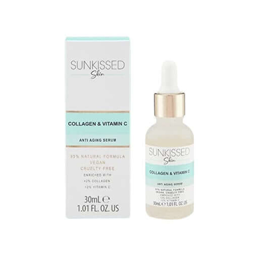 Ser pentru fata, Sunkissed Skin, Collagen Vitamin C, 30 ml