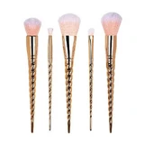 Set 5 pensule machiaj, Makeup, Unicorn, Rose Gold