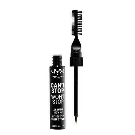 Gel per sopracciglia, NYX, Can't Stop Won't Stop, 07 Espresso