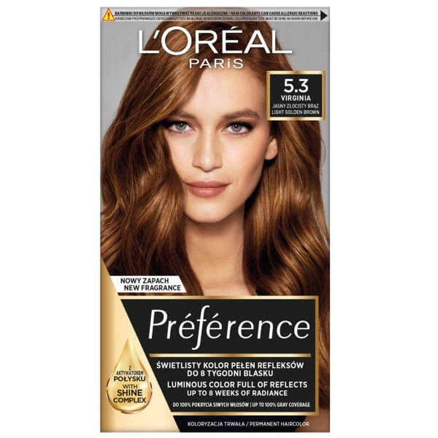 L Oreal Paris Preference Wax Colour 5.3 Virginia