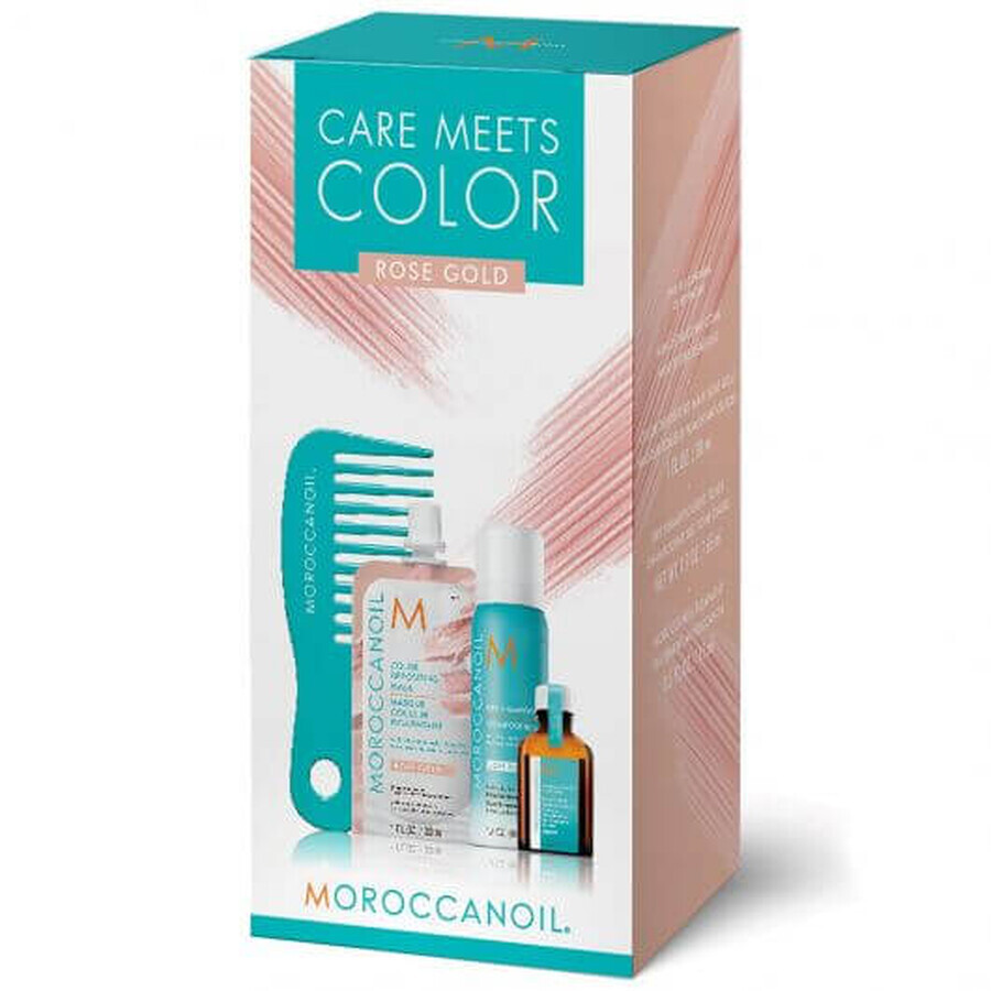 Set Pflege trifft Farbe Rose Gold, Moroccanoil