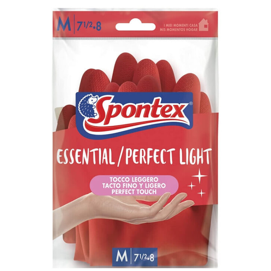 Spontex, Perfect Light, Handschuhe, Größe M, 2 Paar