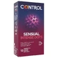 Prezervatives Control Sensual Intense Sensual Intense Dots con linguette inclinate, 12 pezzi