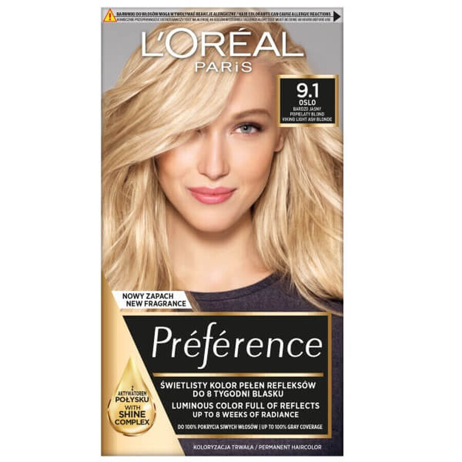 L'Oreal Paris Preference Haarfarbe 9.1 Oslo