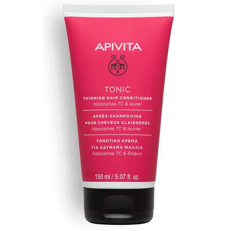 Apivita Tonic, Balsamo rinforzante per capelli spenti e sfibrati, 150 ml